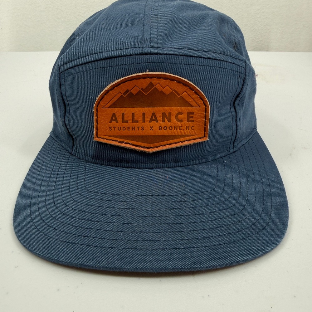 Alliance Boone NC 5 Panel Patch Hat Unisex Blue App State Richardson Outdoor Cap